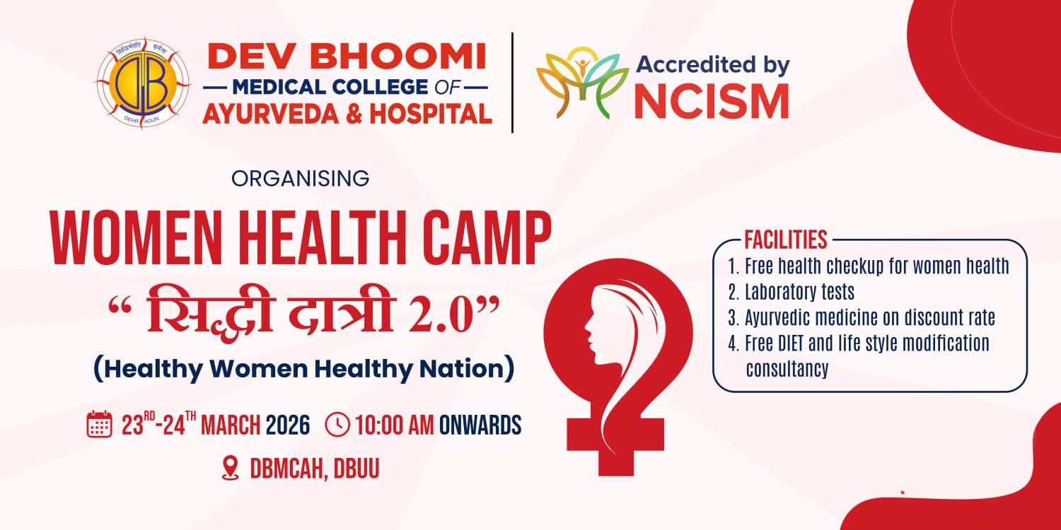 CAMP FOR सिद्धी दात्री 2.0  ( Healthy Women Healthy Nation)