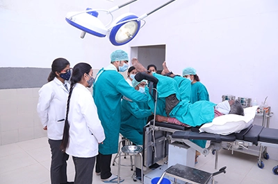 medical student at Operation Theatre